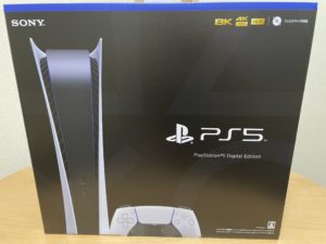 PS5 Digital Edition 外箱
